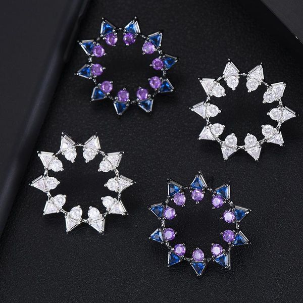 godki trendy luxury flower stud earring for women wedding imitation pearl cubic zircon cz dubai bridal earring bohemian 2021, Golden;silver
godki trendy luxury flower stud earring for women wedding imitation pearl cubic zircon cz dubai bridal earring bohemian 2021, Golden;silver