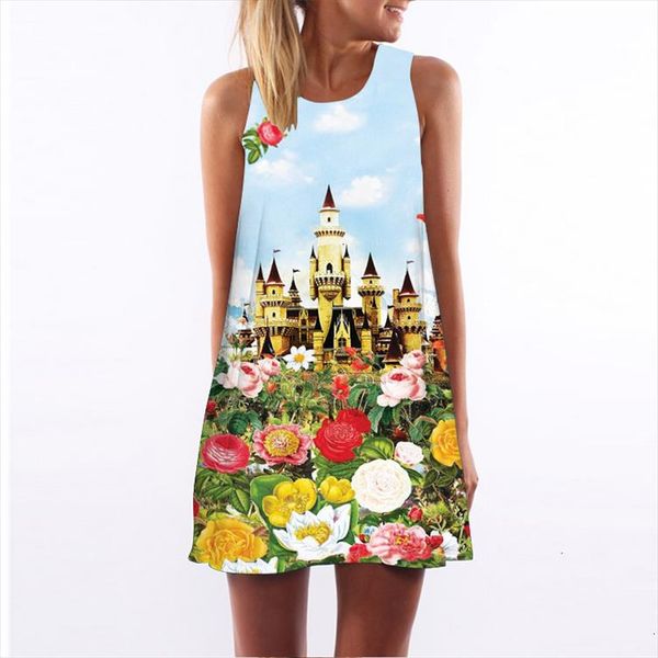 dress chiffon new style lady short dress sleeveless summer casual floral print women dresses vestidos designer clothes, Black;gray
dress chiffon new style lady short dress sleeveless summer casual floral print women dresses vestidos designer clothes, Black;gray
