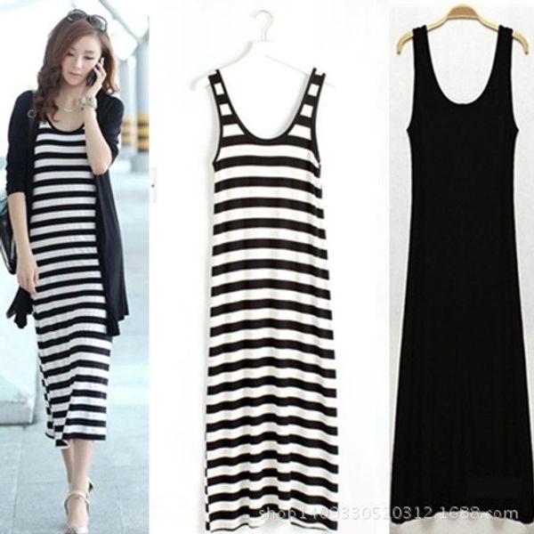 spring and summer new korean suspender suspender skirt modal slim slim sleeveless vest dress dress long skirt oonky, Black;gray
spring and summer new korean suspender suspender skirt modal slim slim sleeveless vest dress dress long skirt oonky, Black;gray
