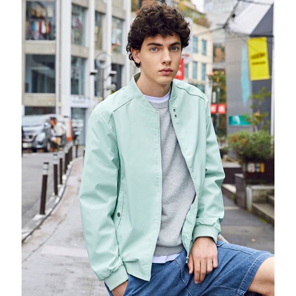 semir baseball men 2020 spring new stand-up collar solid color casual jacket for man youth trend 
semir baseball men 2020 spring new stand-up collar solid color casual jacket for man youth trend