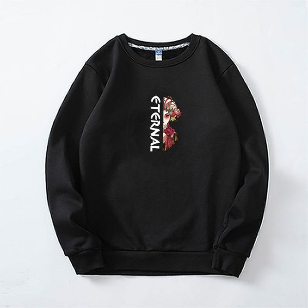 sweater autumn winter 2020 plush pullover coat round neck long sleeve loose casual men's clothing trend, Black
sweater autumn winter 2020 plush pullover coat round neck long sleeve loose casual men's clothing trend, Black
