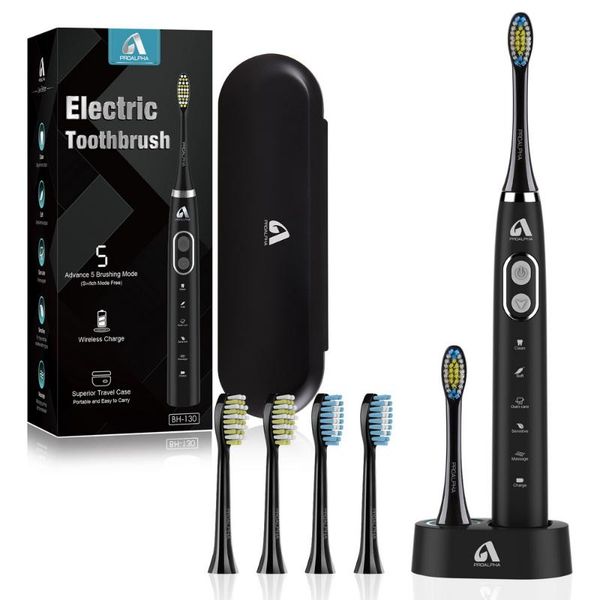 smart electric toothbrush sonic proalpha bh-130 automatic tooth brush rechargeable ipx7 waterproof for travel carry
smart electric toothbrush sonic proalpha bh-130 automatic tooth brush rechargeable ipx7 waterproof for travel carry