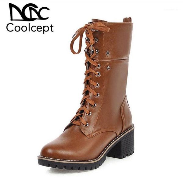 boots coolcept mid calf women casual cross strap high heels winter fur warm shoes zipper platform footwear size 33-431, Black
boots coolcept mid calf women casual cross strap high heels winter fur warm shoes zipper platform footwear size 33-431, Black