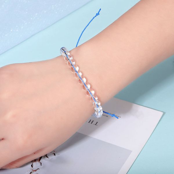 factory price glass crystal 8mm fashion clear transparent quartz loose bead braided friendship bracelet for women jewelr, Black
factory price glass crystal 8mm fashion clear transparent quartz loose bead braided friendship bracelet for women jewelr, Black