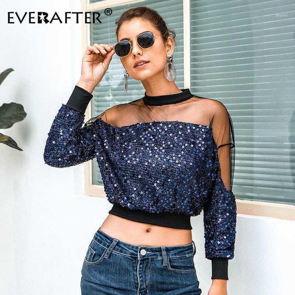everafter vintage sequins women's blouse patchwork lace perspective long sleeve shirt spring summer female blouses1, White
everafter vintage sequins women's blouse patchwork lace perspective long sleeve shirt spring summer female blouses1, White