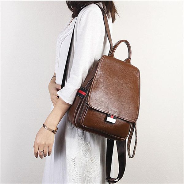 outdoor bags nesitu highend casual fashion black red green brown 100% genuine leather women backpacks girl female m021
outdoor bags nesitu highend casual fashion black red green brown 100% genuine leather women backpacks girl female m021