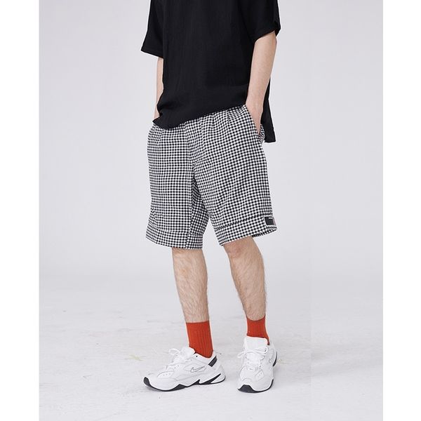 men shorts loose hip hop plaid patch harajuku pants mens summer tide brand straight casual knee length kg-78, White;black
men shorts loose hip hop plaid patch harajuku pants mens summer tide brand straight casual knee length kg-78, White;black