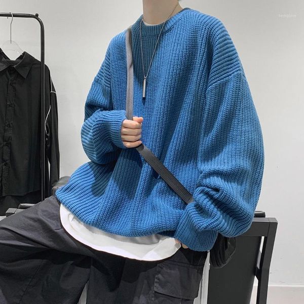 men's casual solid color sweaters 2021 winter new woman warm oversize sweater korean streetwear pullovers sweater1, White;black
men's casual solid color sweaters 2021 winter new woman warm oversize sweater korean streetwear pullovers sweater1, White;black