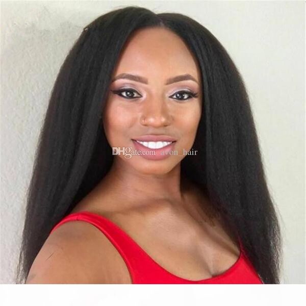middle part yaki straight human hair wigs with baby hair mongolian lace front wig yaki straight glueless full lace wig for black woman, Black;brown
middle part yaki straight human hair wigs with baby hair mongolian lace front wig yaki straight glueless full lace wig for black woman, Black;brown