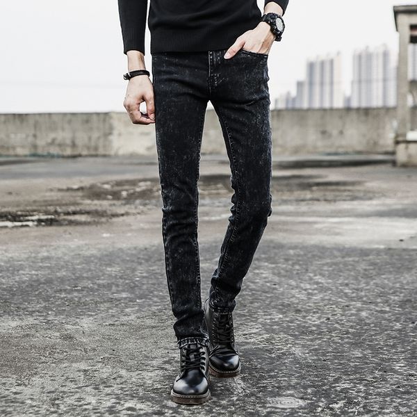to4m1 men's korean slim elastic leggings spring and autumn casual jeans jeansjeans and jeansyouth men's 4qddu casual pants pants, Blue
to4m1 men's korean slim elastic leggings spring and autumn casual jeans jeansjeans and jeansyouth men's 4qddu casual pants pants, Blue