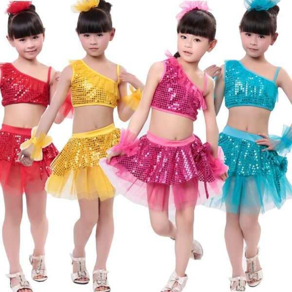 girls sequined jazz modern dancing costumes dress kids children's hip hop dancewear costumes set short1, Black;red
girls sequined jazz modern dancing costumes dress kids children's hip hop dancewear costumes set short1, Black;red