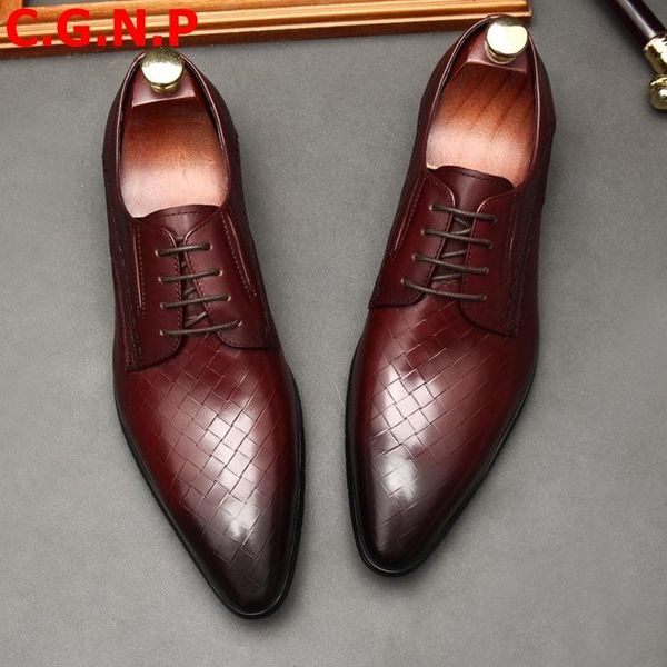 dress shoes c·g·n·p luxury cow leather formal men genuine pointed toe lace-up wedding handmade italian, Black
dress shoes c·g·n·p luxury cow leather formal men genuine pointed toe lace-up wedding handmade italian, Black