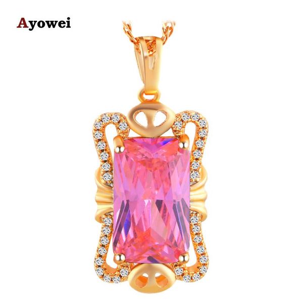 pendant necklaces ayowei sell for elegant women pink zircon yellow gold color fashion jewelry pendant&necklace lns637a, Silver
pendant necklaces ayowei sell for elegant women pink zircon yellow gold color fashion jewelry pendant&necklace lns637a, Silver