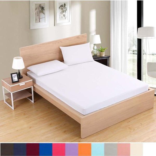 sheets & sets wostar 100% polyester solid fitted sheet elastic band mattress cover 2/3pcs king size bed home textiles luxury bedding
sheets & sets wostar 100% polyester solid fitted sheet elastic band mattress cover 2/3pcs king size bed home textiles luxury bedding