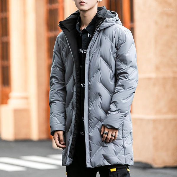men's down & parkas men's winter hooded simple fashion velvet jacket ins trendy long coats for men1, Black
men's down & parkas men's winter hooded simple fashion velvet jacket ins trendy long coats for men1, Black