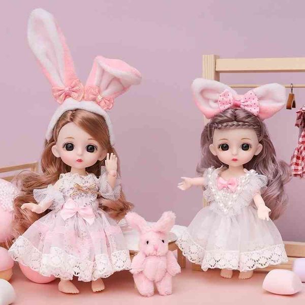 new 16 cm bjd mini fashion toy doll with clothes miniatur kids dolls girls baby beautiful dress up 1/12 birthday gifts 3d eyes
new 16 cm bjd mini fashion toy doll with clothes miniatur kids dolls girls baby beautiful dress up 1/12 birthday gifts 3d eyes