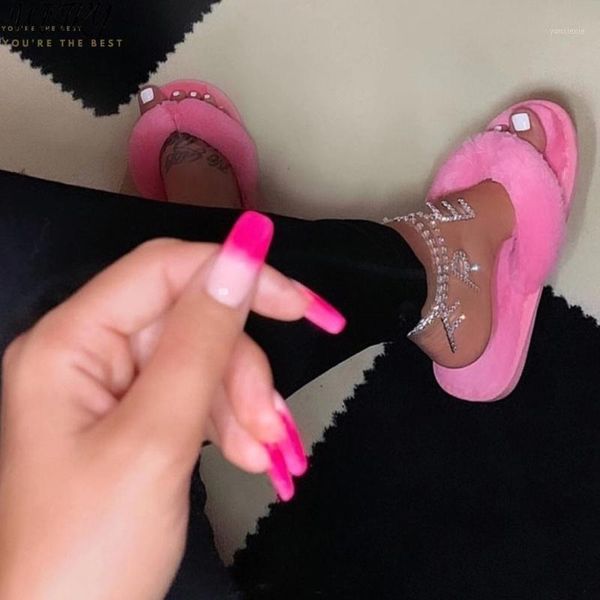 2020 winter fashion women home slippers faux fur warm shoes woman slip on flats female fur flip flops pink plus size 36-411, Black
2020 winter fashion women home slippers faux fur warm shoes woman slip on flats female fur flip flops pink plus size 36-411, Black