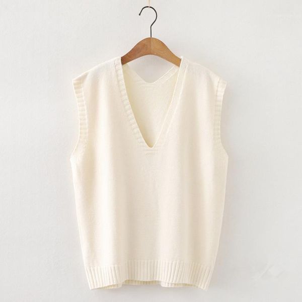 women's vests women sleeveless sweater v neck knitted office lady pullover loose female jumper pull femme spring autumn knitting solid1, Black;white
women's vests women sleeveless sweater v neck knitted office lady pullover loose female jumper pull femme spring autumn knitting solid1, Black;white