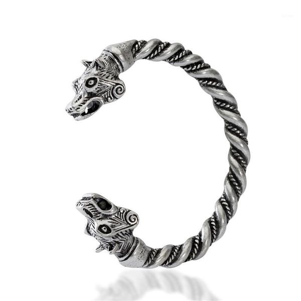 viking wolf bracelet fashion accessories viking vintage jewelry men and women silver wolf head open bangle1, Black
viking wolf bracelet fashion accessories viking vintage jewelry men and women silver wolf head open bangle1, Black