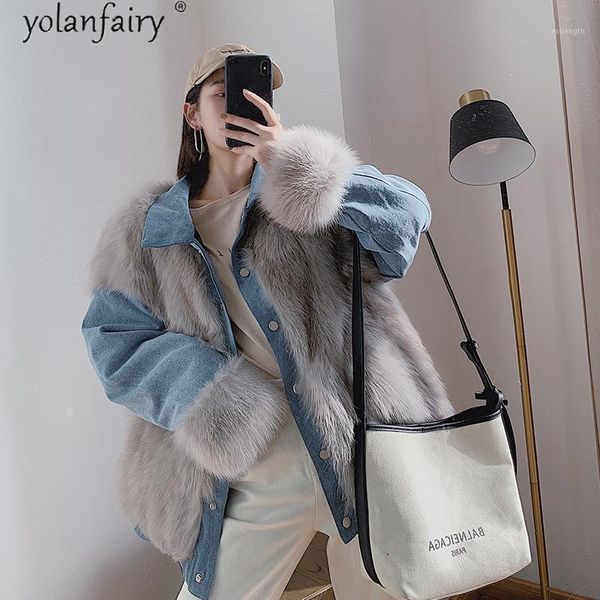 real fur coat female denim jacket streetwear warm winter clothes women coats fashion luxury fur jackets for women 20201, Black
real fur coat female denim jacket streetwear warm winter clothes women coats fashion luxury fur jackets for women 20201, Black