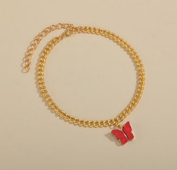 butterfly charm anklet chain summer beach gold ankle chain foot bracelet fashion jewelry wil jllscv home003, Red;blue
butterfly charm anklet chain summer beach gold ankle chain foot bracelet fashion jewelry wil jllscv home003, Red;blue