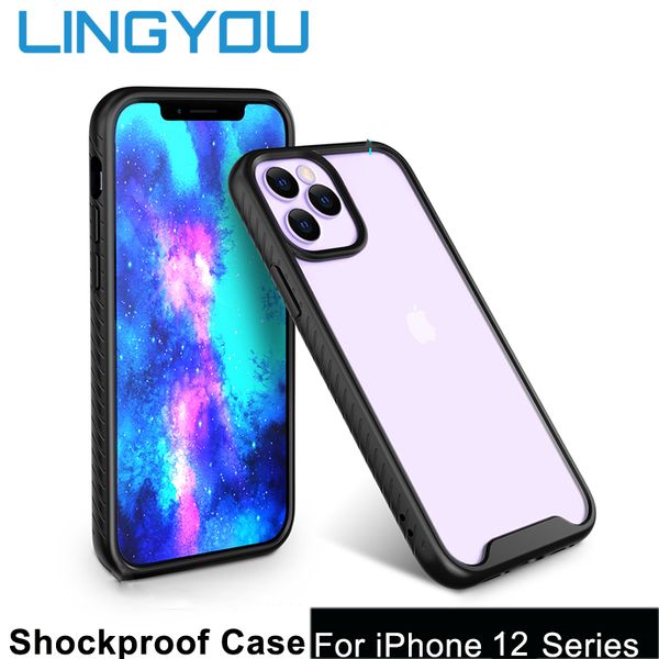 lingyou shockproof for iphone 12/12 pro/12 mini/12 pro max transparent hard protective bumper phone case
lingyou shockproof for iphone 12/12 pro/12 mini/12 pro max transparent hard protective bumper phone case
