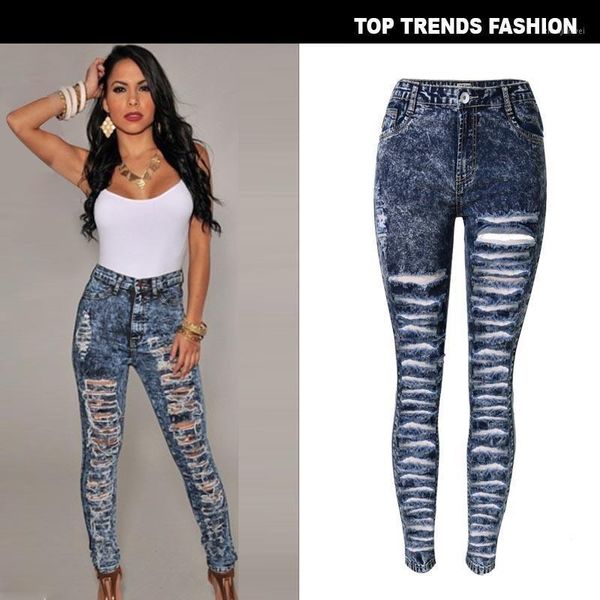 women snowflake stripe holes high waist distressed jeans mujer street style large size plus size womens clothing 27711, Blue
women snowflake stripe holes high waist distressed jeans mujer street style large size plus size womens clothing 27711, Blue