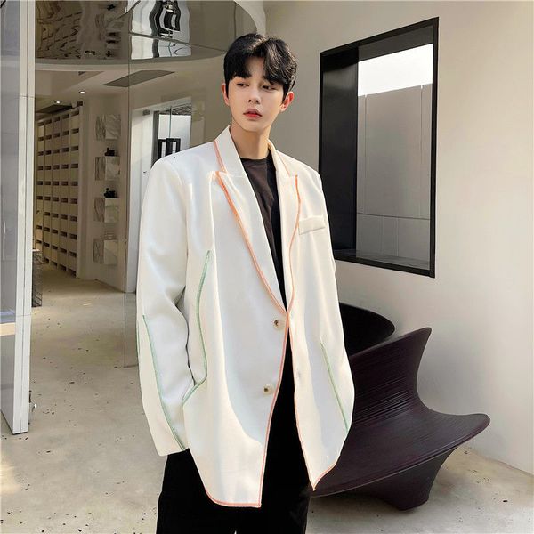 new casual oversize men's suit 2021 fashion coat korean streetwear male clothing long sleeve jackets vmqm, Black;brown
new casual oversize men's suit 2021 fashion coat korean streetwear male clothing long sleeve jackets vmqm, Black;brown