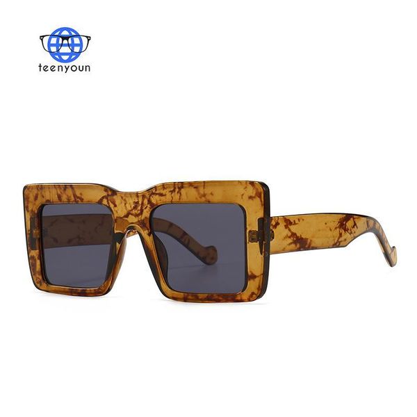 sunglasses teenyoun 2021 square for women men trend oversized leopard sun glasses luxury gradient eyewear oculos, White;black
sunglasses teenyoun 2021 square for women men trend oversized leopard sun glasses luxury gradient eyewear oculos, White;black