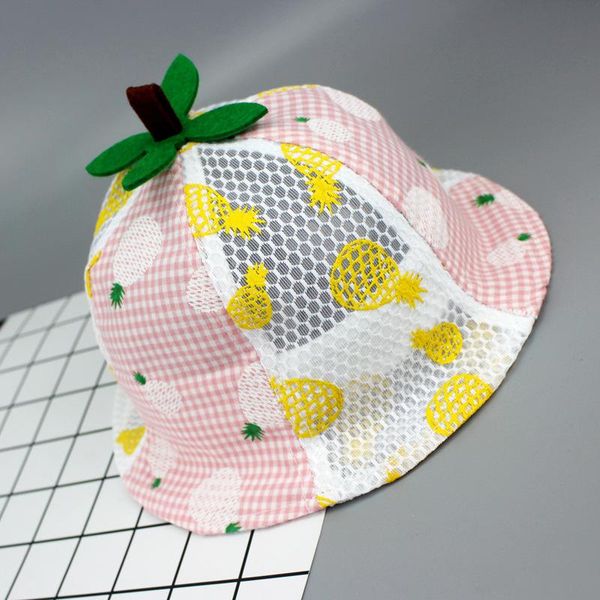 2019 new fashion baby hat pineapple printing yarn mesh bucket hats breathable basin hat shade child cap wmtlka yyysports, Black;white
2019 new fashion baby hat pineapple printing yarn mesh bucket hats breathable basin hat shade child cap wmtlka yyysports, Black;white