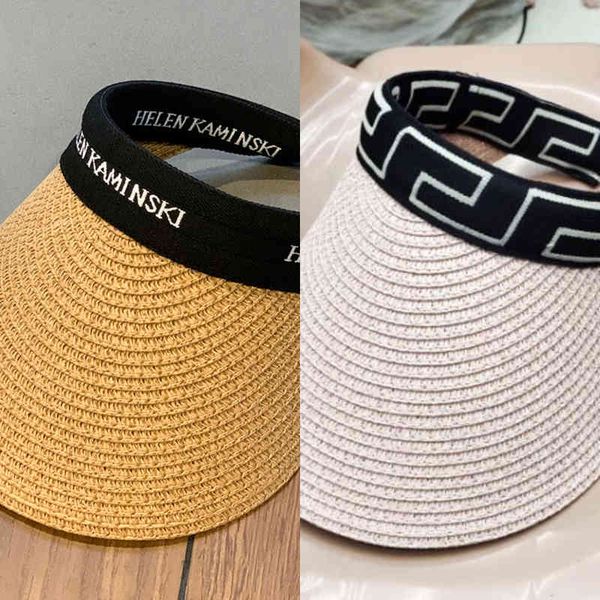 wide brim hats summer women weave straw empty beach cap clip on solid color large uv protection breathable sun visor 0214, Blue;gray
wide brim hats summer women weave straw empty beach cap clip on solid color large uv protection breathable sun visor 0214, Blue;gray