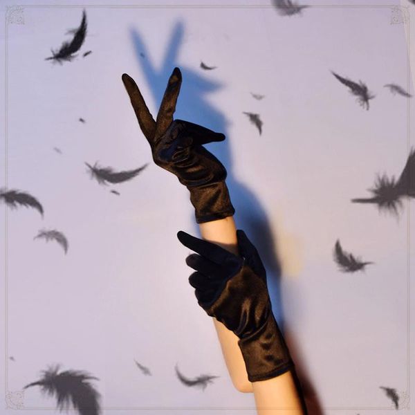 five fingers gloves 1 pair satin rayon wrist glove batcave for cosplay romantic victorian goth punk lolita harajuku stage party costume, Blue;gray
five fingers gloves 1 pair satin rayon wrist glove batcave for cosplay romantic victorian goth punk lolita harajuku stage party costume, Blue;gray