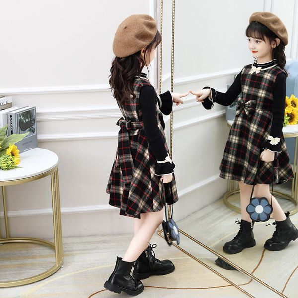 2020 new product party dress girl's dress multi-color princess skirt autumn and winter children's wear woolen sundress suit kids c, Red;yellow
2020 new product party dress girl's dress multi-color princess skirt autumn and winter children's wear woolen sundress suit kids c, Red;yellow