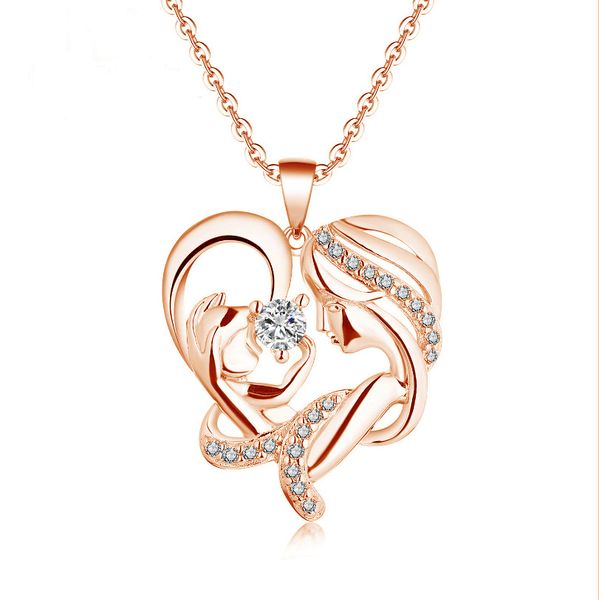 personalized pendant necklace for women dainty shining zircon copper jewelry on the neck birthday mother's day gift, Silver
personalized pendant necklace for women dainty shining zircon copper jewelry on the neck birthday mother's day gift, Silver