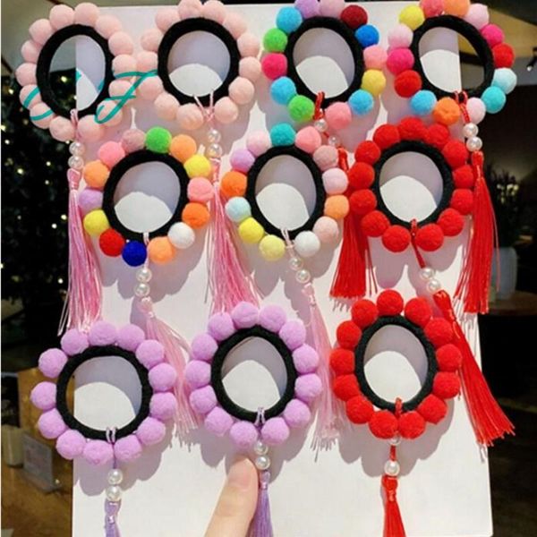 dhl cute little girls' pompom hair ties double pom pom elastic band hair ropes accessories, Slivery;white
dhl cute little girls' pompom hair ties double pom pom elastic band hair ropes accessories, Slivery;white