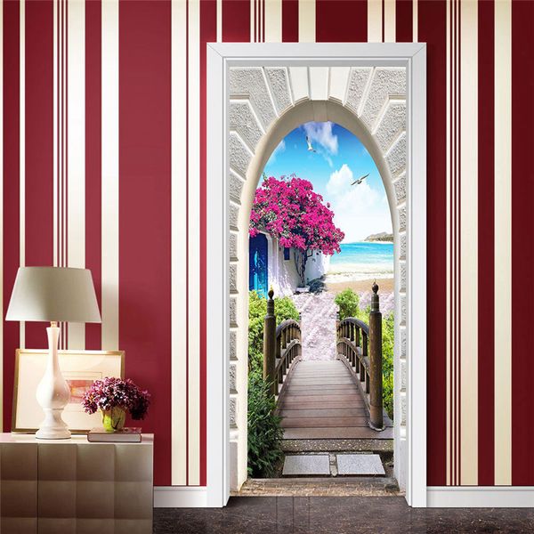 decorative stickers 3d seaside cottage door stickers removable pvc wooden door home renovation decorative wall stickers
decorative stickers 3d seaside cottage door stickers removable pvc wooden door home renovation decorative wall stickers