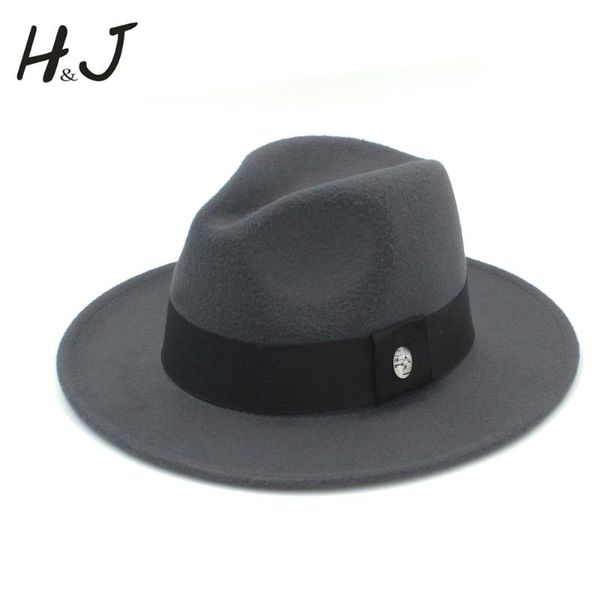wide brim hats fashion wool women's men's winter autumn fedora hat with sombreros jazz for gentleman panama 25, Blue;gray
wide brim hats fashion wool women's men's winter autumn fedora hat with sombreros jazz for gentleman panama 25, Blue;gray