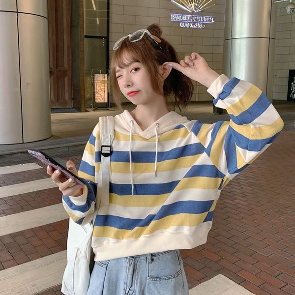 z9x8r korean 2020 new autumn hooded short sweater women's 3xwhg grid stripe thin loose sweater dress women's dress big, Black
z9x8r korean 2020 new autumn hooded short sweater women's 3xwhg grid stripe thin loose sweater dress women's dress big, Black