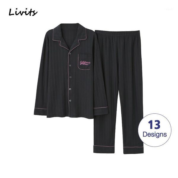 men pajamas sets with pocket cotton pyjamas sleepwear nightwear long sleeve printed striped plaid casual sa10001, Black;brown
men pajamas sets with pocket cotton pyjamas sleepwear nightwear long sleeve printed striped plaid casual sa10001, Black;brown