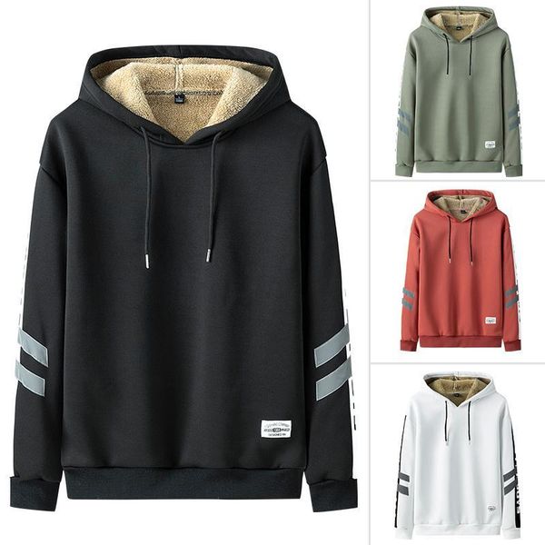 lamb wool warm thick fleece plus velvet patchwork hoodies men hoody pullover cotton bomber jacket coats men fleece sweatshirt, Black
lamb wool warm thick fleece plus velvet patchwork hoodies men hoody pullover cotton bomber jacket coats men fleece sweatshirt, Black
