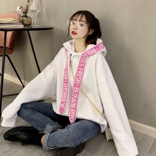 oshxe style loose ins street style fash new hooded coat sweater thickened plus velvet spring and autumn high size sweater korean 8313 women, Black
oshxe style loose ins street style fash new hooded coat sweater thickened plus velvet spring and autumn high size sweater korean 8313 women, Black