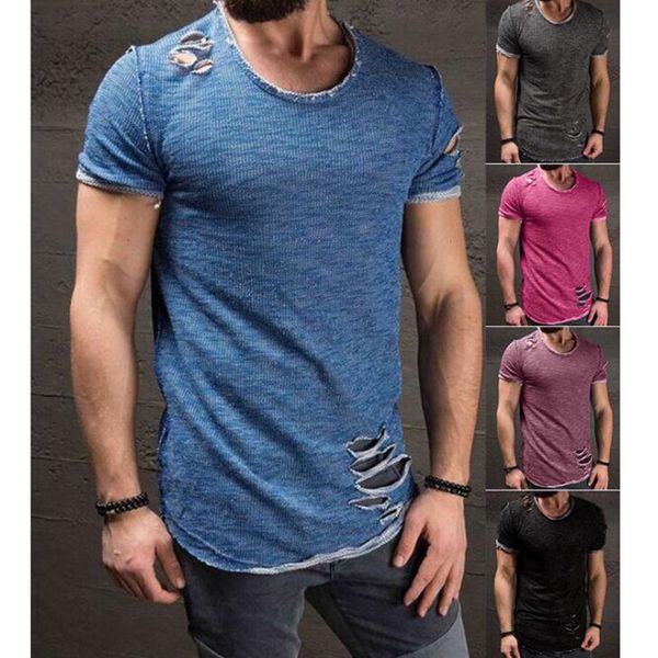 summer cotton t shirt men fashion hole short sleeve t-shirt solid slim fit o neck casual tshirt, White;black
summer cotton t shirt men fashion hole short sleeve t-shirt solid slim fit o neck casual tshirt, White;black