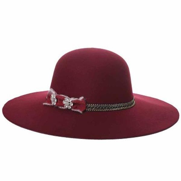 2017 winter new hats for women soft vintage wide brim wool felt bowler fedora hat floppy cloche womens pearls large hat cap wmtgfw xhlove, Black;white
2017 winter new hats for women soft vintage wide brim wool felt bowler fedora hat floppy cloche womens pearls large hat cap wmtgfw xhlove, Black;white