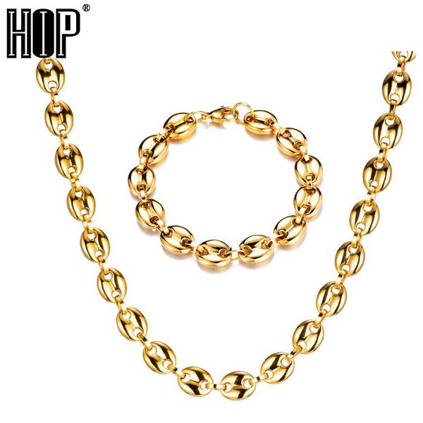 hip hop ширина 11мм из нержавеющей стали gold coffee beans link ожерелье цепи браслеты цепи для мужчин ювелирные изделия, Black
hip hop ширина 11мм из нержавеющей стали gold coffee beans link ожерелье цепи браслеты цепи для мужчин ювелирные изделия, Black