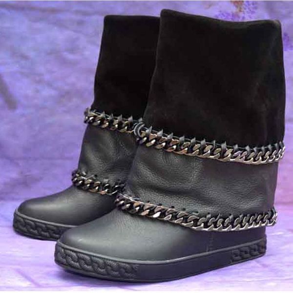 boots bottes femme winter ankle for women black leather metal chain botas height increasing platform cowboy ladies shoes
boots bottes femme winter ankle for women black leather metal chain botas height increasing platform cowboy ladies shoes