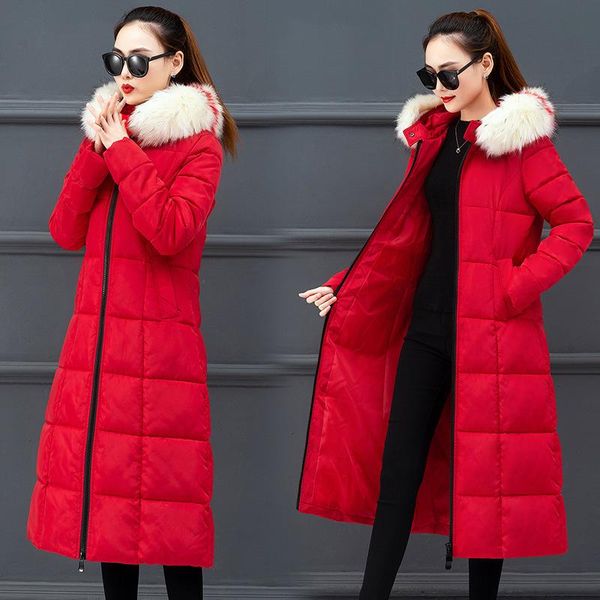 2020 new women's winter jacket fashion slim long woman parkas thick cotton filling outwear hooded solid female quilted coat, Black
2020 new women's winter jacket fashion slim long woman parkas thick cotton filling outwear hooded solid female quilted coat, Black
