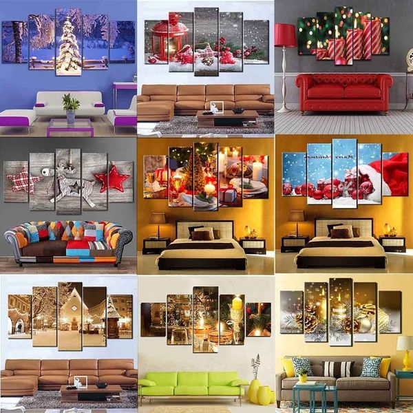 hd canvas print decor picture claus 5pcs wall art painting for home santa clause merry christmas party deco
hd canvas print decor picture claus 5pcs wall art painting for home santa clause merry christmas party deco
