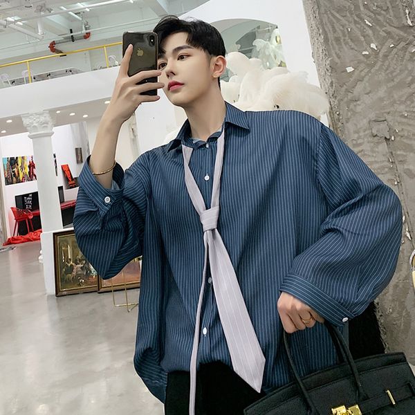 2021 new spring designer of retro-mango art loop striped bat shirt oversize men's shirt. ptzl, Black
2021 new spring designer of retro-mango art loop striped bat shirt oversize men's shirt. ptzl, Black