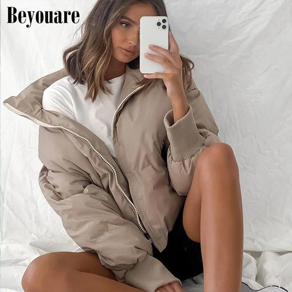 women's down & parkas beyouare 2021 winter thicken cotton clothes zipper long sleeve pockets solid black khaki jacket casual coat
women's down & parkas beyouare 2021 winter thicken cotton clothes zipper long sleeve pockets solid black khaki jacket casual coat