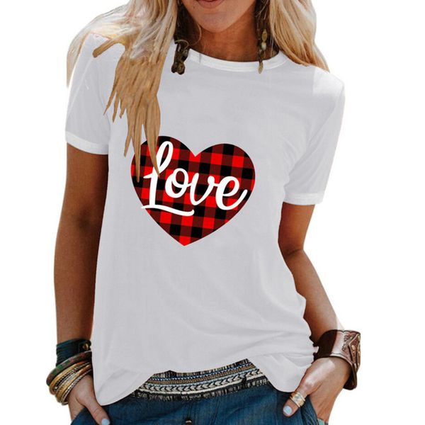 valentine's day summer women's love letters printed t-shirt short sleeve shrit love heart casual ladies short-sleeved plus size hh, White
valentine's day summer women's love letters printed t-shirt short sleeve shrit love heart casual ladies short-sleeved plus size hh, White